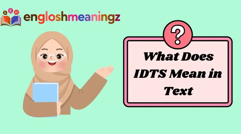 What Does IDTS Mean in Text
